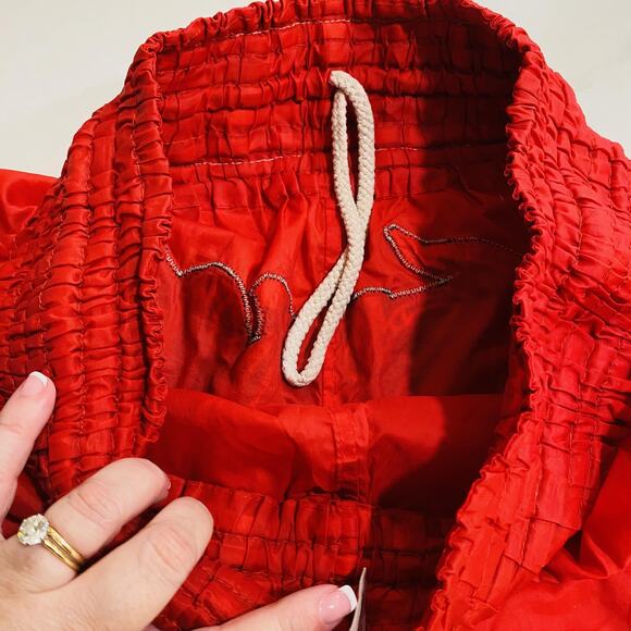 Twins Muay Thai Shorts Mens Large Red Gold Kickboxing Boxing Trunks Sean Canada - Picture 10 of 13